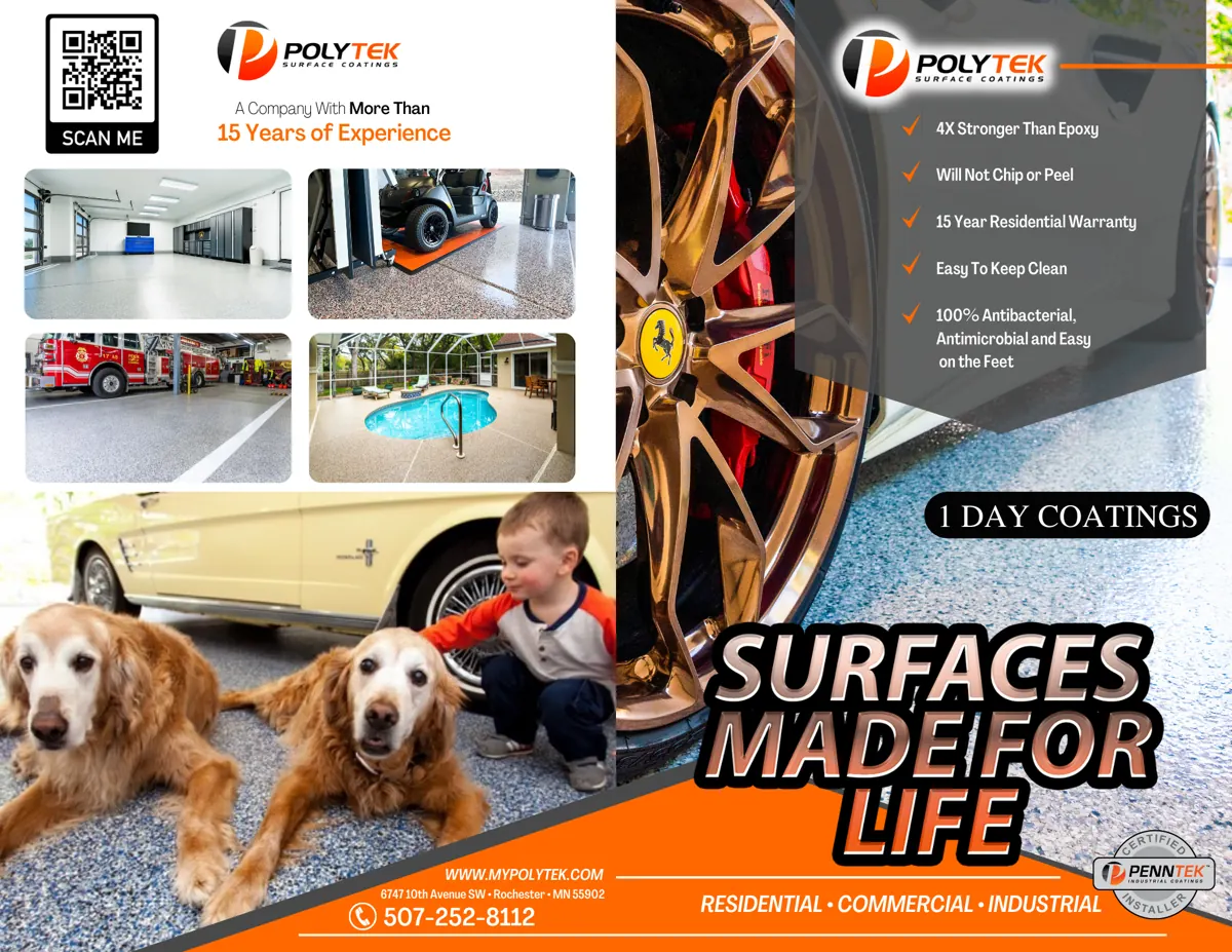 Surface coatings promotional graphic